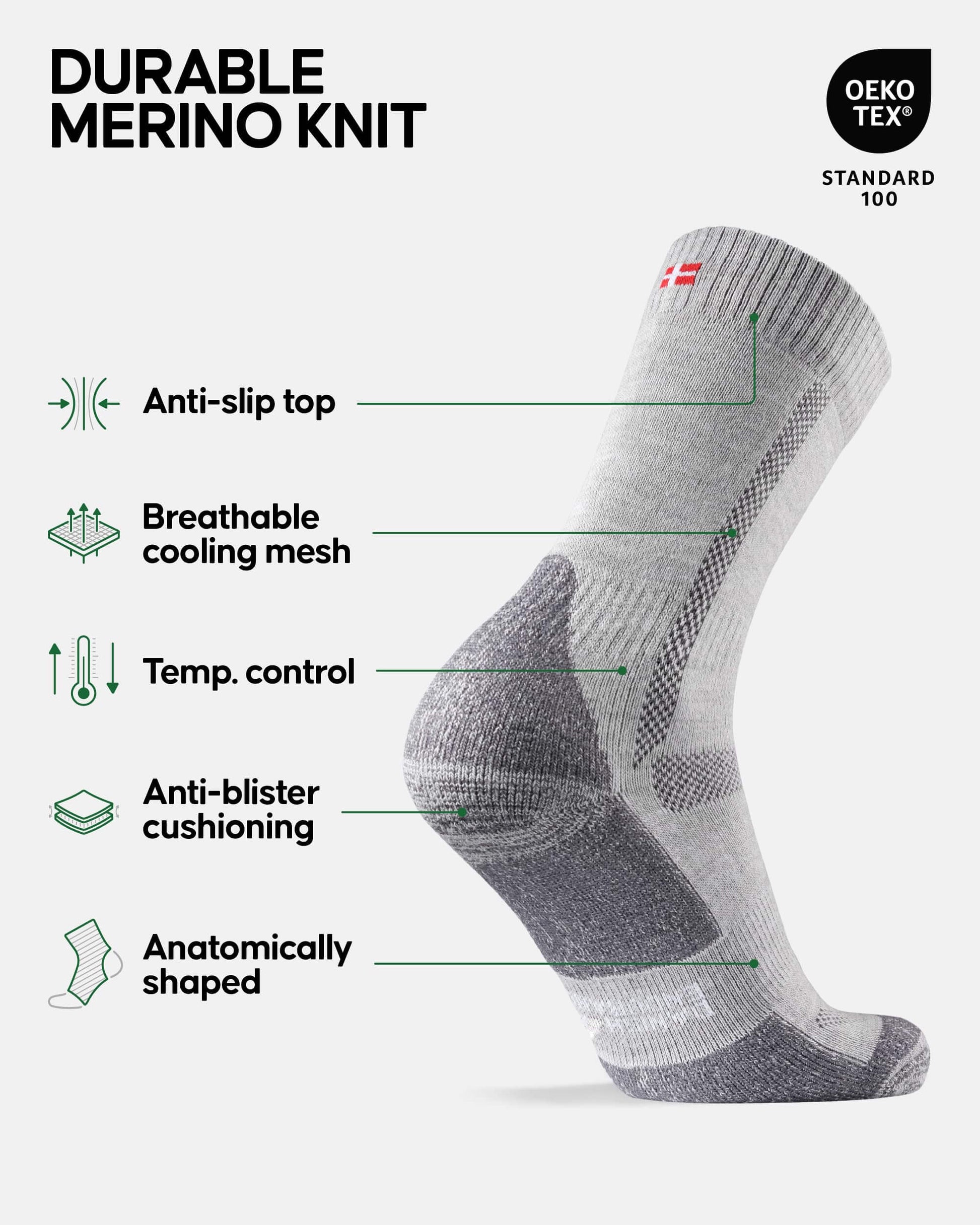 Image of DANISH ENDURANCE Hiking Socks, Winter Socks, Merino Wool Socks, a Socks available for $50.68 Buy now and save at Adventure Travel Gear