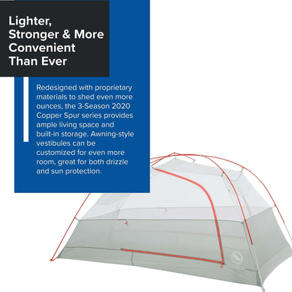 Image of Big Agnes Copper Spur HV UL - Ultralight Backpacking Tent, a Tent available for $461.06 Buy now and save at Adventure Travel Gear