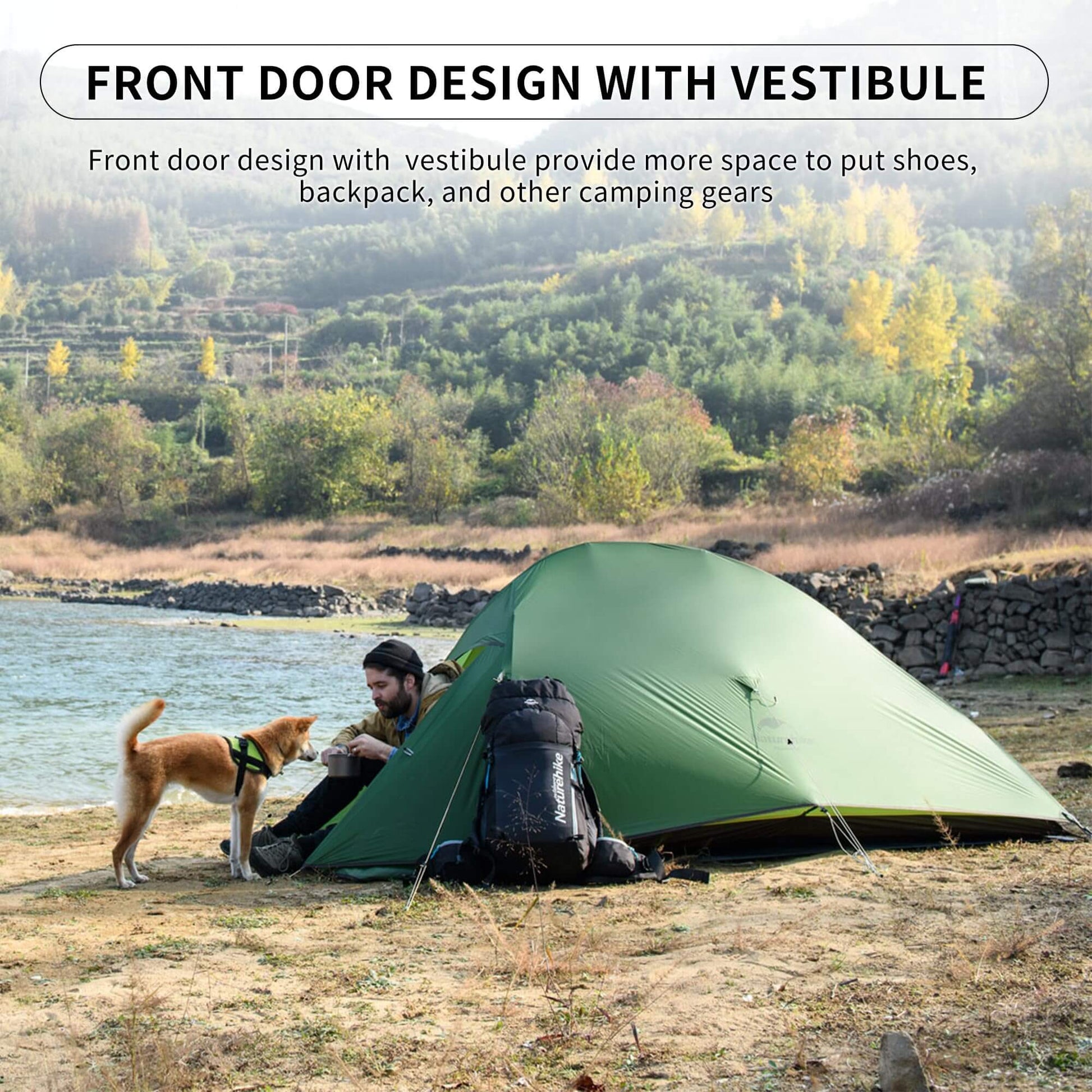 Image of Naturehike Cloud-Up 2 Person Tent Lightweight Backpacking Tent, a Tent available for $230.55 Buy now and save at Adventure Travel Gear