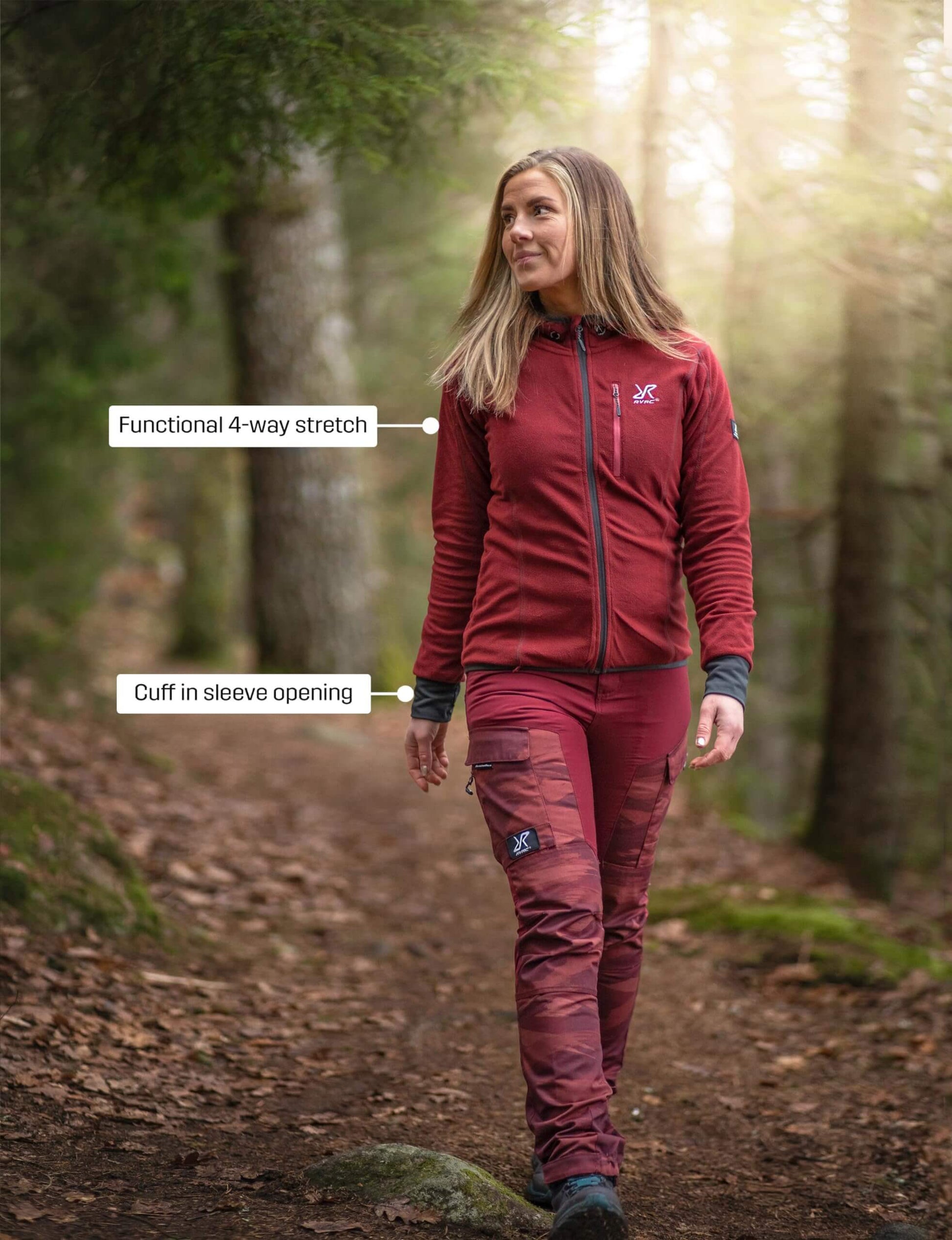 Image of RevolutionRace Women's Trekker Hoodie, Fleece Jacket Great for Hiking and Outdoor Adventures, a Jacket available for $85.55 Buy now and save at Adventure Travel Gear