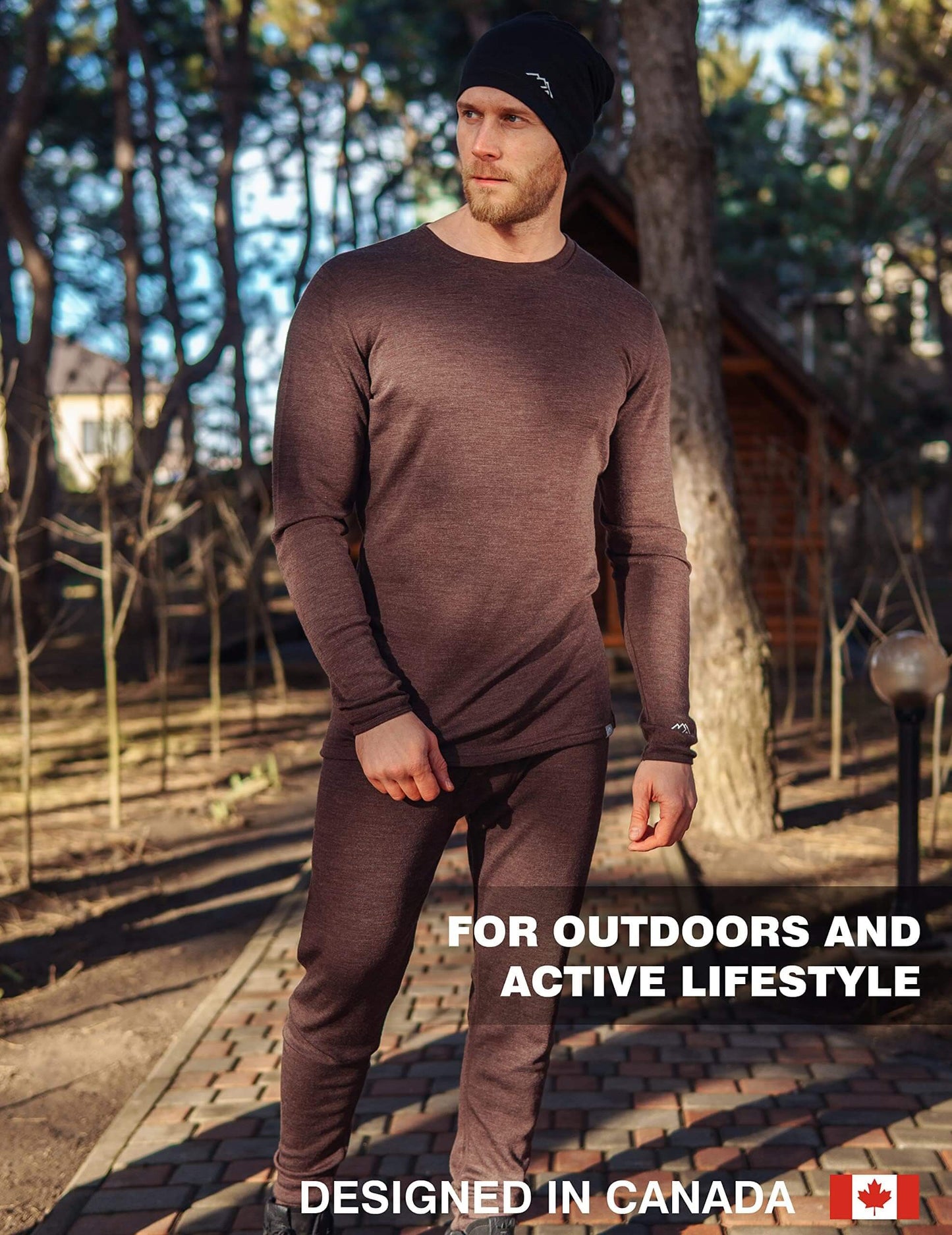 Image of Merino.tech Merino Wool Base Layer Mens Set - Thermal Underwear, a Men's Base Layer Set available for $123.24 Buy now and save at Adventure Travel Gear