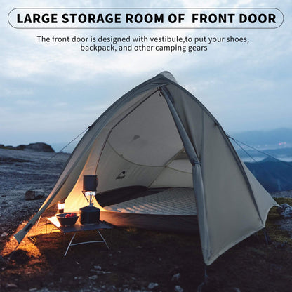 Image of Naturehike Upgraded Cloud up 1 Person Tent, Ultralight Backpacking Tent, a Tent available for $144.99 Buy now and save at Adventure Travel Gear