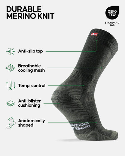 Image of DANISH ENDURANCE Hiking Socks, Winter Socks, Merino Wool Socks, a Socks available for $50.68 Buy now and save at Adventure Travel Gear