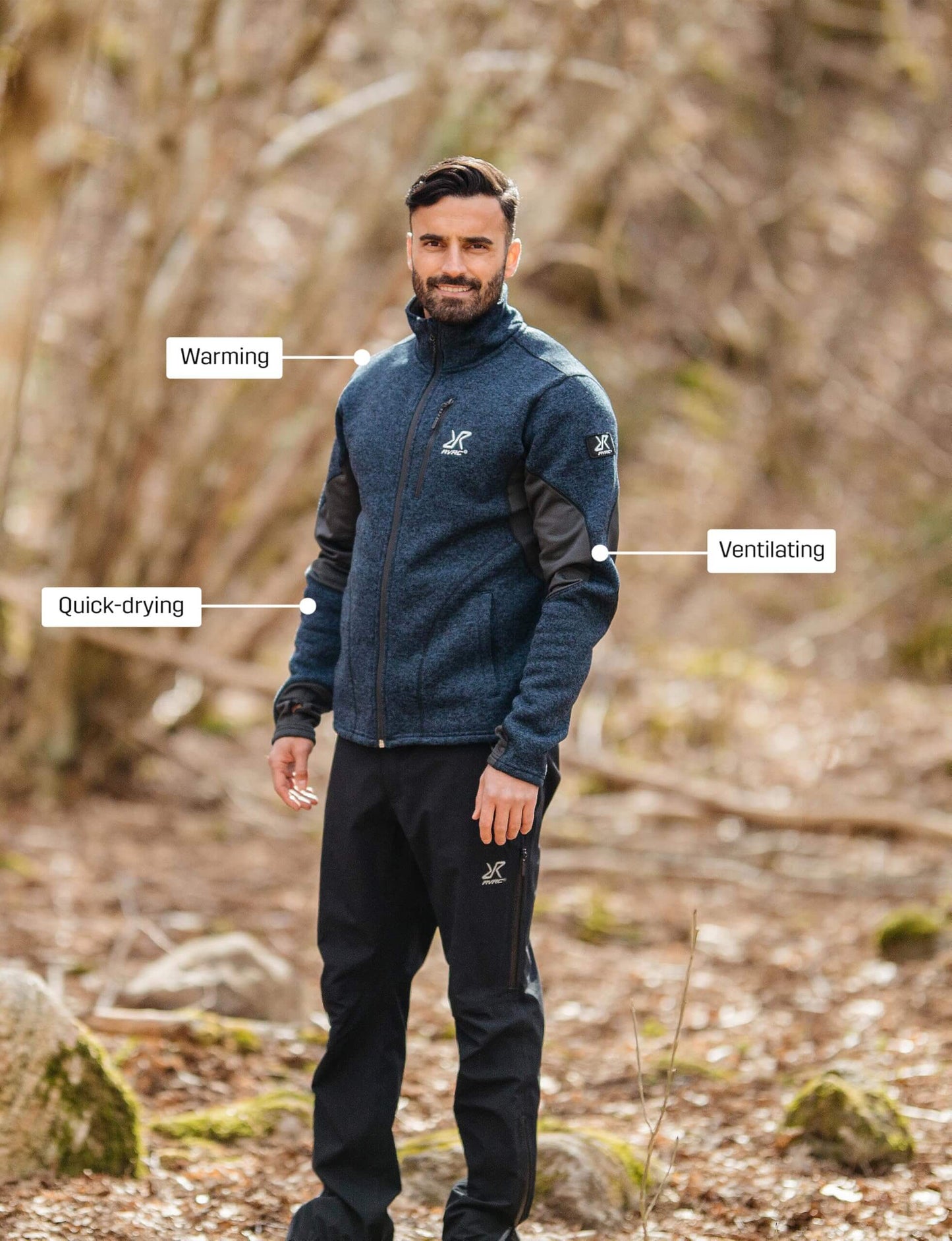 Image of RevolutionRace Men's Fusion Fleece, Fleece Jacket Perfect for Hiking, a Jacket available for $114.55 Buy now and save at Adventure Travel Gear