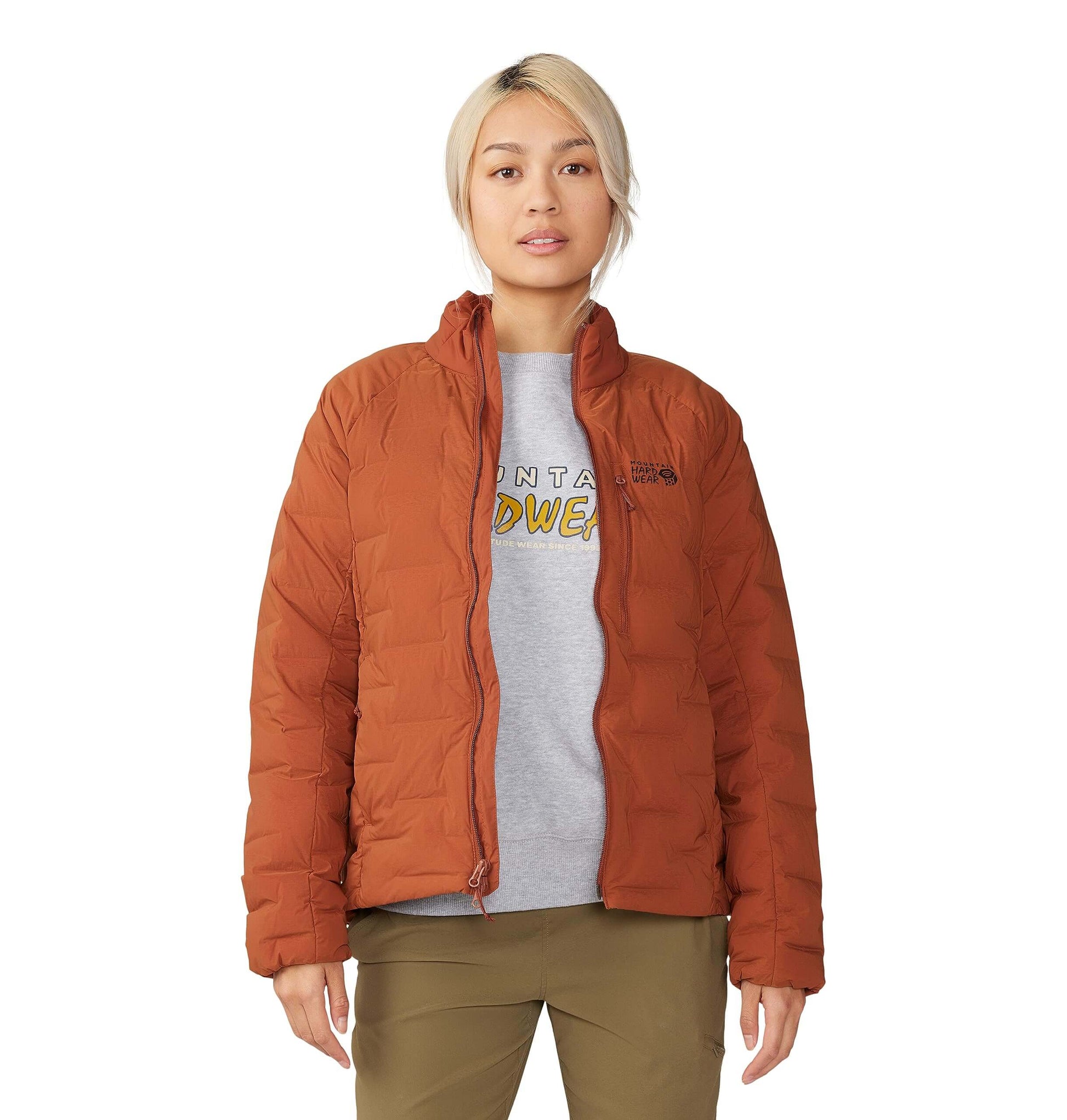 Image of Mountain Hardwear Women's StretchDown Jacket, a Jacket available for $548.10 Buy now and save at Adventure Travel Gear