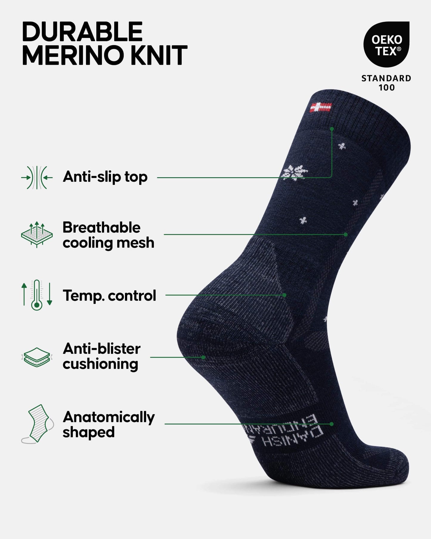 Image of DANISH ENDURANCE Hiking Socks, Winter Socks, Merino Wool Socks, a Socks available for $50.68 Buy now and save at Adventure Travel Gear