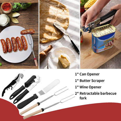 Image of Freehiker Portable Camping Kitchen Utensil Set-27 Piece, a Camping Kitchen Utensil Set available for $72.49 Buy now and save at Adventure Travel Gear