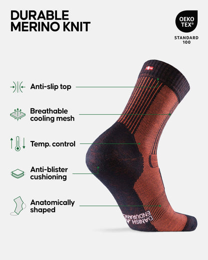 Image of DANISH ENDURANCE Hiking Socks, Lightweight, Merino Wool Socks for Men & Women, a Socks available for $49.23 Buy now and save at Adventure Travel Gear