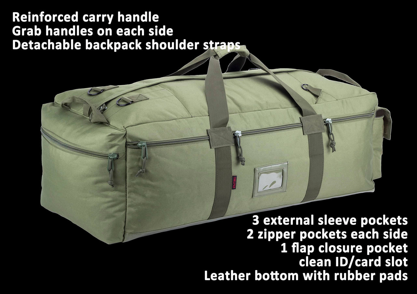 Image of Large Military Duffle Bag Tactical Gear Load Out Bag Deployment Cargo Bag, a Duffel Bag available for $91.34 Buy now and save at Adventure Travel Gear