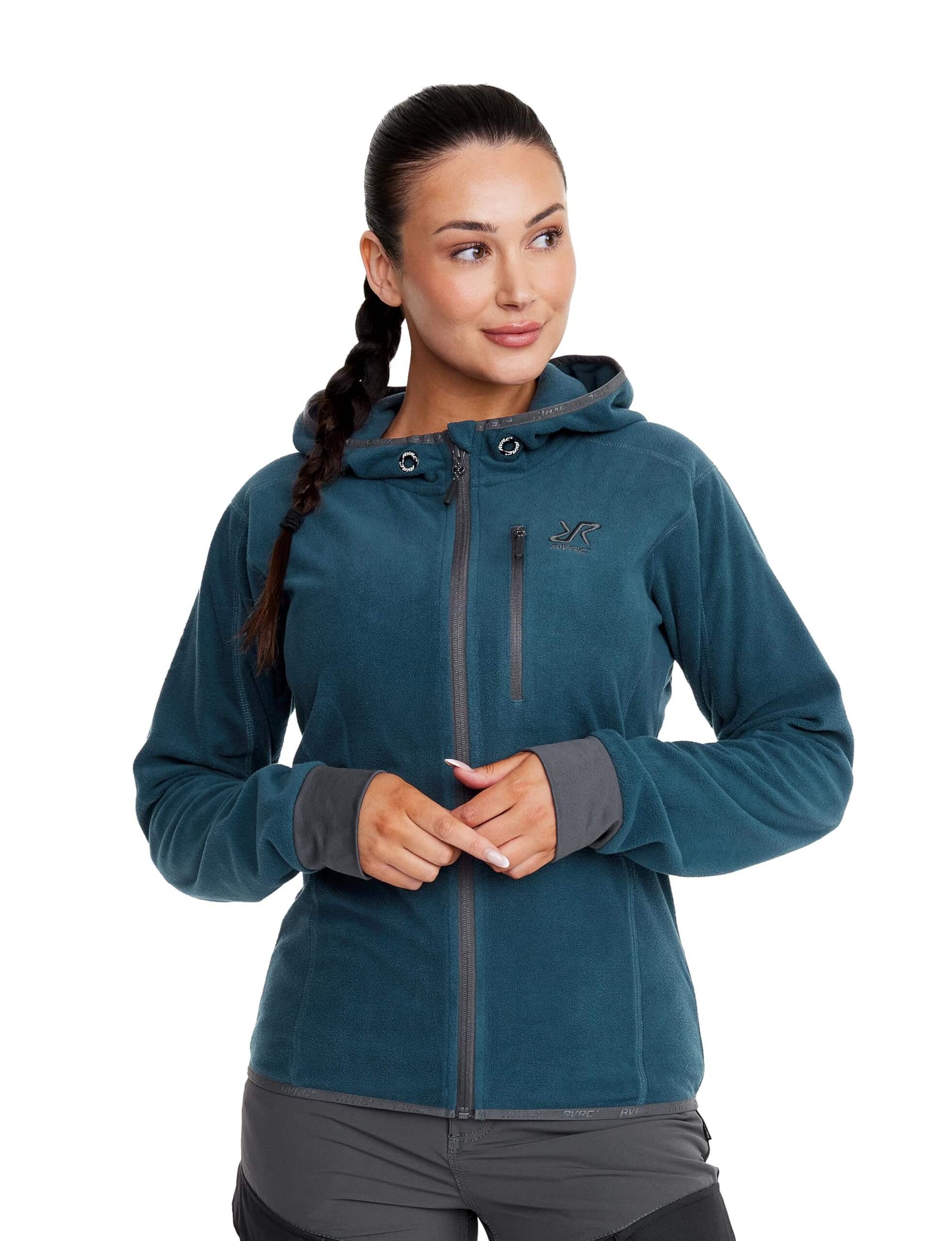 Image of RevolutionRace Women's Trekker Hoodie, Fleece Jacket Great for Hiking and Outdoor Adventures, a Jacket available for $85.55 Buy now and save at Adventure Travel Gear