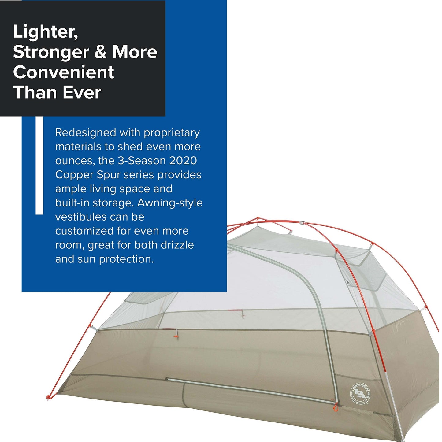 Image of Big Agnes Copper Spur HV UL - Ultralight Backpacking Tent, a Tent available for $461.06 Buy now and save at Adventure Travel Gear