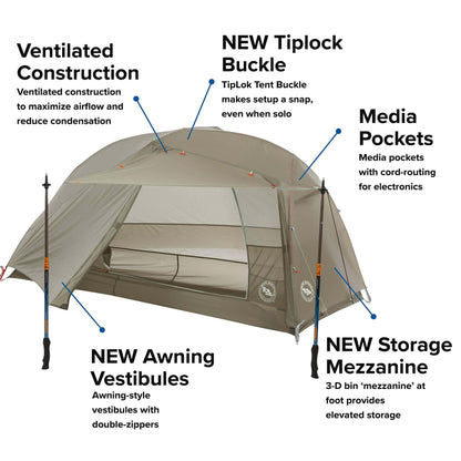 Image of Big Agnes Copper Spur HV UL - Ultralight Backpacking Tent, a Tent available for $461.06 Buy now and save at Adventure Travel Gear