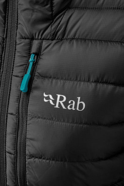 Image of Rab Women's Microlight Alpine 700-Fill Down Hooded Puffer Jacket for Hiking & Skiing, a Puffer Jacket available for $427.75 Buy now and save at Adventure Travel Gear