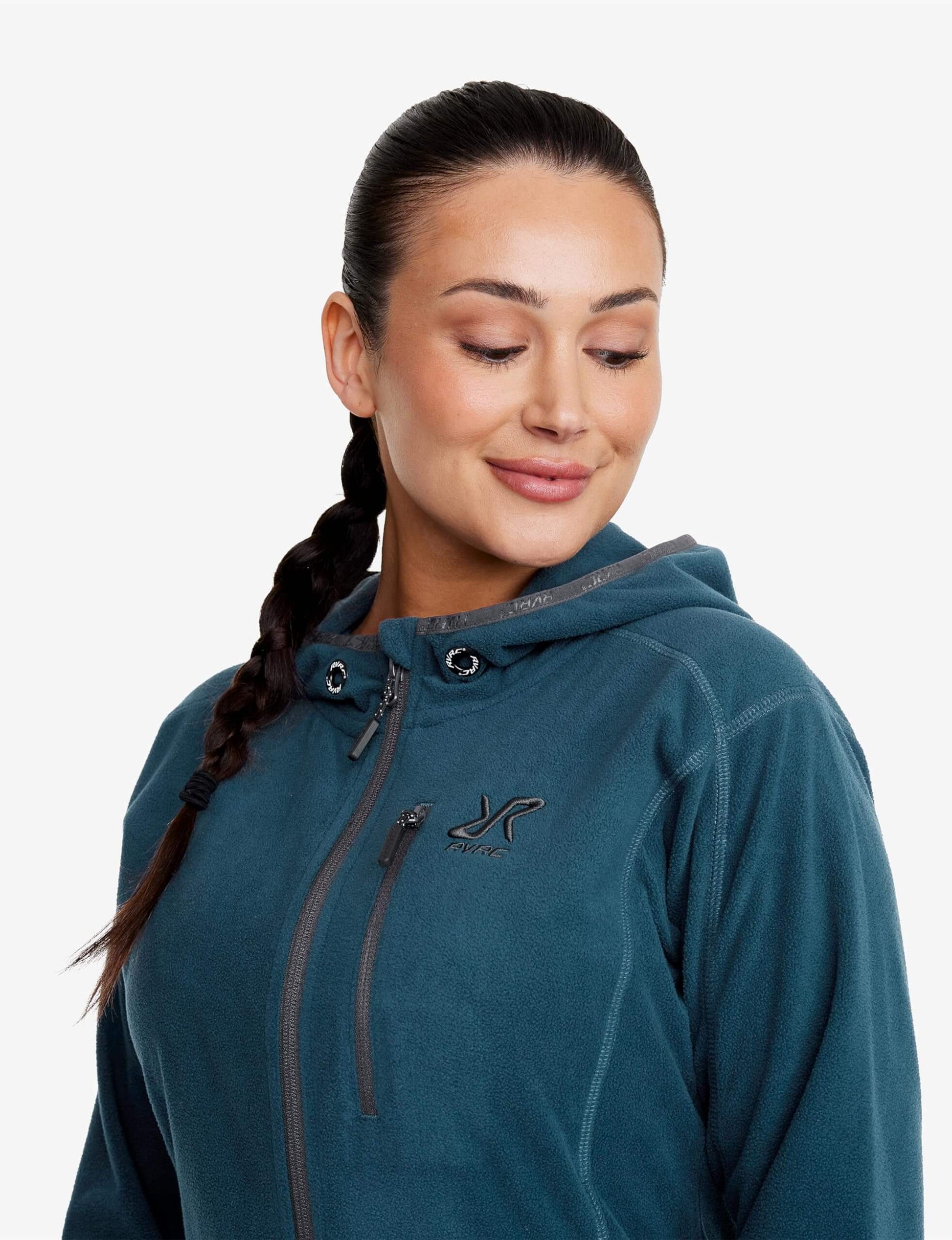 Image of RevolutionRace Women's Trekker Hoodie, Fleece Jacket Great for Hiking and Outdoor Adventures, a Jacket available for $85.55 Buy now and save at Adventure Travel Gear