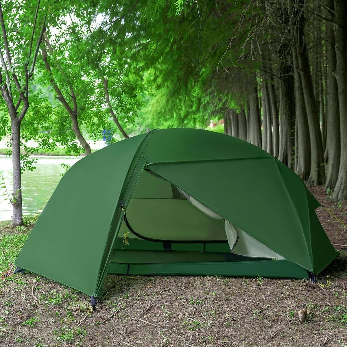 Image of 2 Person Lightweight Backpacking Tent, Ultralight Portable 20D Waterproof Nylon Tent for Camping, a Backpacking Tent available for $376.99 Buy now and save at Adventure Travel Gear