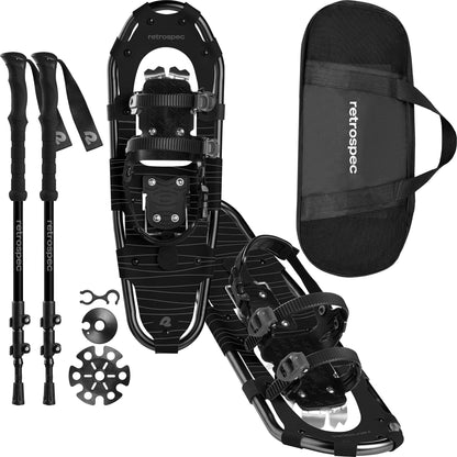 Image of Retrospec Drifter 21/25/30 Inch Snowshoes & Trekking Poles Bundle, a Snowshoes available for $130.49 Buy now and save at Adventure Travel Gear