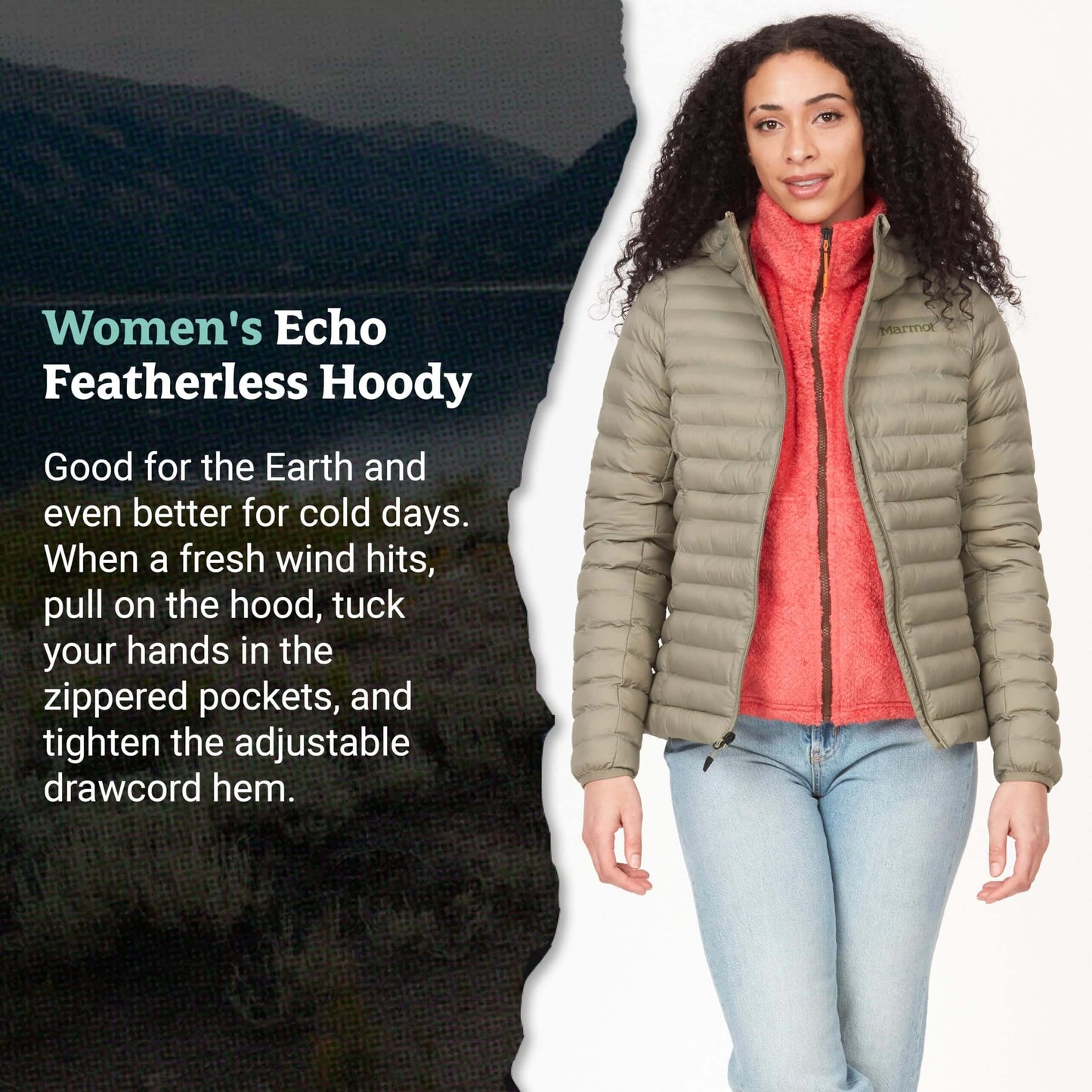 Image of MARMOT Women's Echo Featherless Hoody, a Jacket available for $290.00 Buy now and save at Adventure Travel Gear