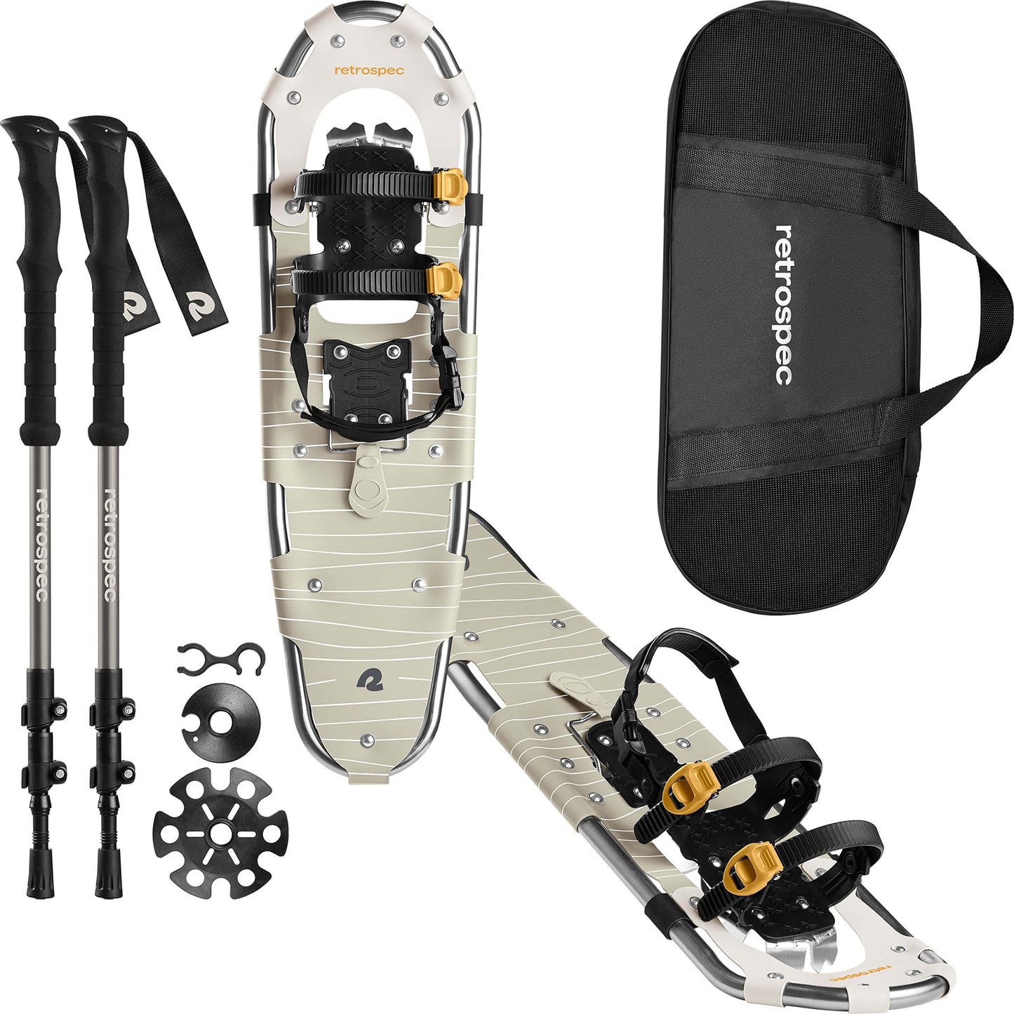 Image of Retrospec Drifter 21/25/30 Inch Snowshoes & Trekking Poles Bundle, a Snowshoes available for $130.49 Buy now and save at Adventure Travel Gear