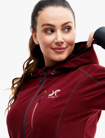 Image of RevolutionRace Women's Trekker Hoodie, Fleece Jacket Great for Hiking and Outdoor Adventures, a Jacket available for $85.55 Buy now and save at Adventure Travel Gear