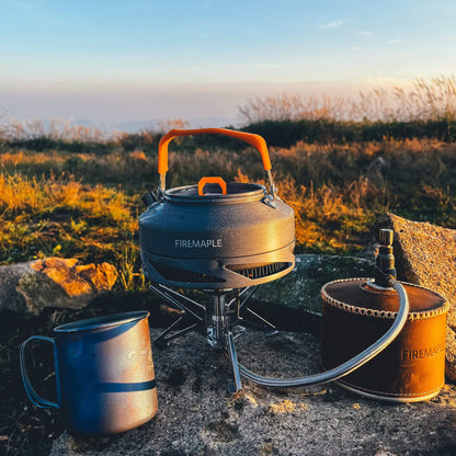 Image of Fire-Maple Feast 4 Piece Camping Cookware Set, a Camping Cookware available for $94.18 Buy now and save at Adventure Travel Gear