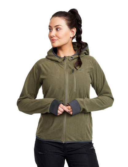 Image of RevolutionRace Women's Trekker Hoodie, Fleece Jacket Great for Hiking and Outdoor Adventures, a Jacket available for $85.55 Buy now and save at Adventure Travel Gear