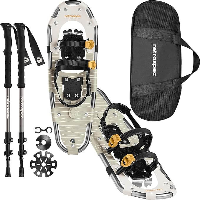 Image of Retrospec Drifter 21/25/30 Inch Snowshoes & Trekking Poles Bundle, a Snowshoes available for $130.49 Buy now and save at Adventure Travel Gear