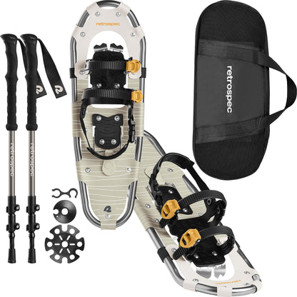 Image of Retrospec Drifter 21/25/30 Inch Snowshoes & Trekking Poles Bundle, a Snowshoes available for $130.49 Buy now and save at Adventure Travel Gear