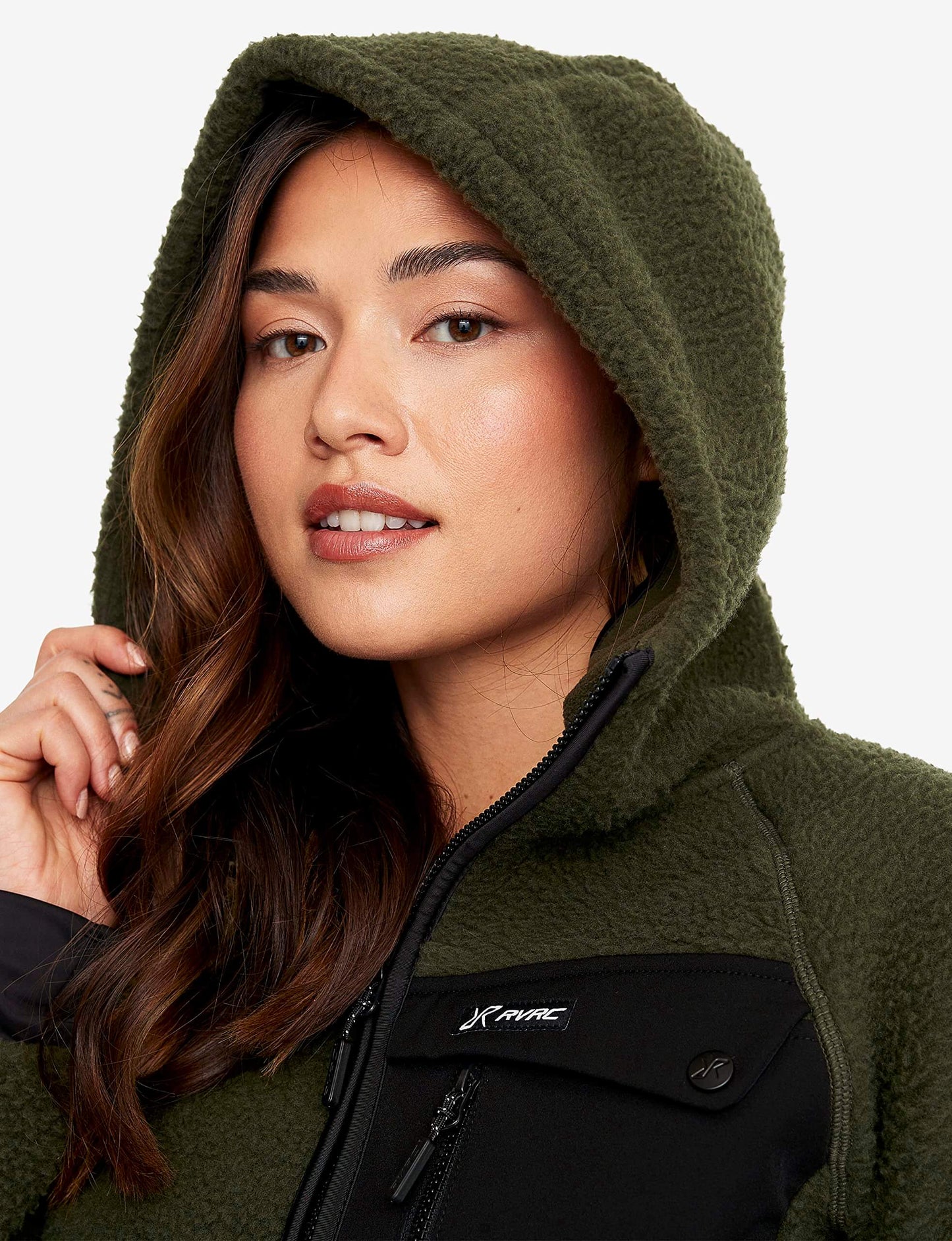 Image of RevolutionRace Sherpa Hoodie for Women, Fleece Jacket Perfect for Hiking and Outdoor Adventures, a Women's Fleece Jacket available for $152.25 Buy now and save at Adventure Travel Gear