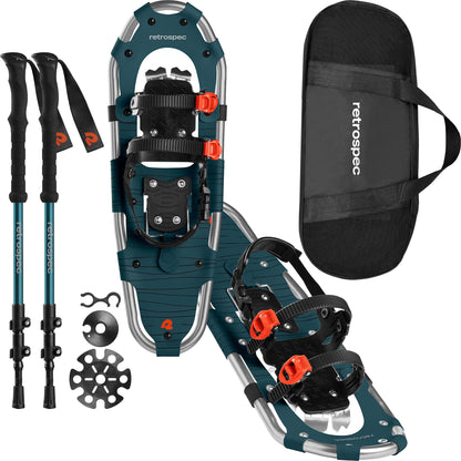 Image of Retrospec Drifter 21/25/30 Inch Snowshoes & Trekking Poles Bundle, a Snowshoes available for $130.49 Buy now and save at Adventure Travel Gear