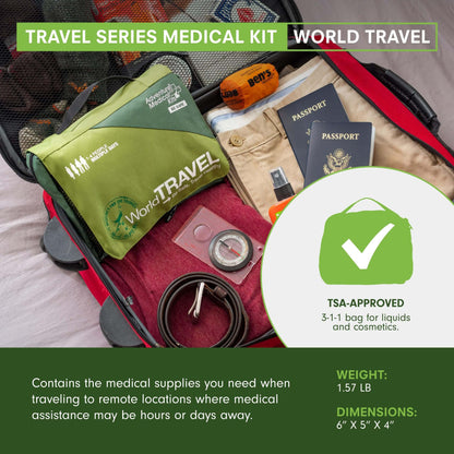 Image of Adventure Medical Kits World Travel First Aid Medical Supply Kit, a First Aid Kit available for $130.49 Buy now and save at Adventure Travel Gear