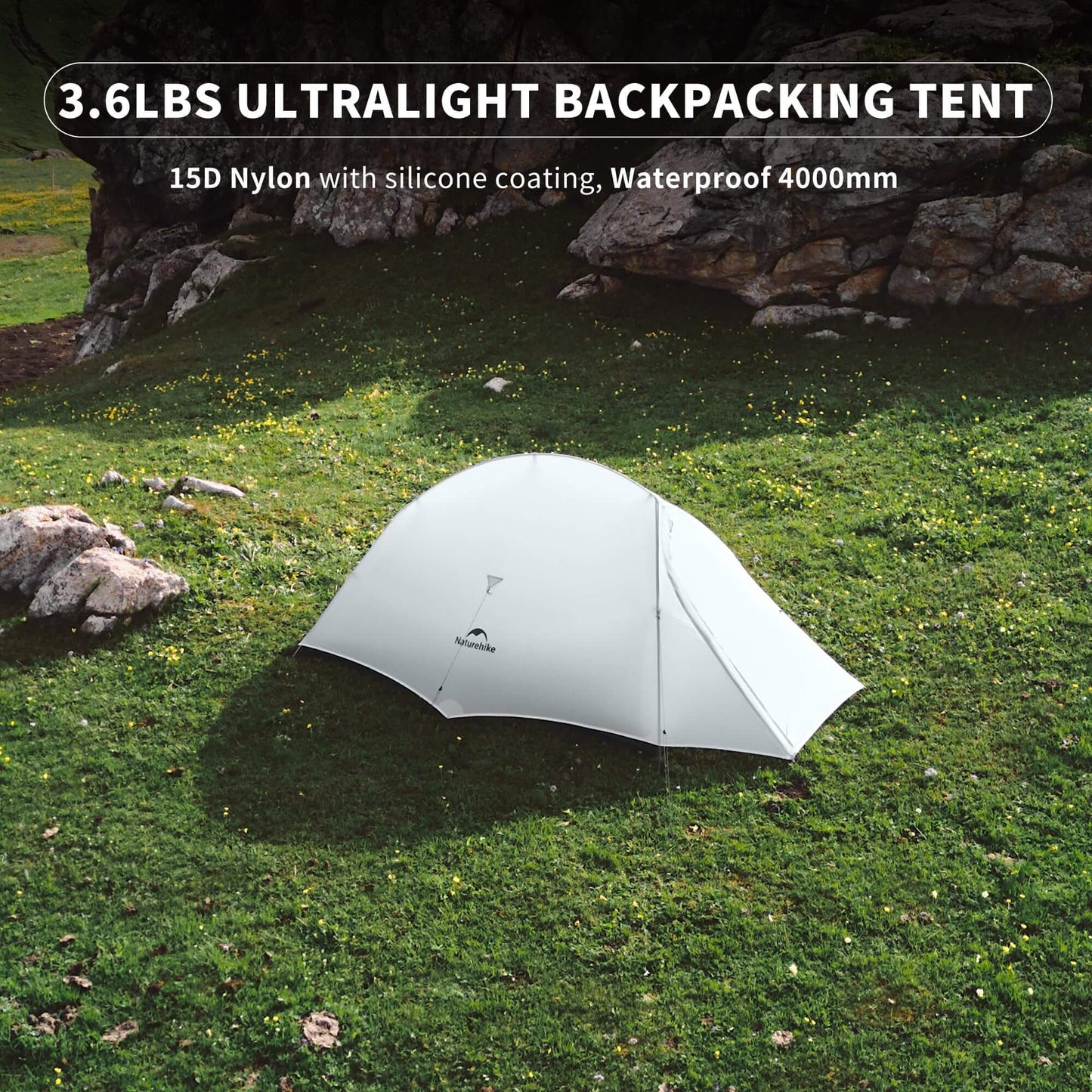 Image of Naturehike Cloud-Up 2 Person Tent Lightweight Backpacking Tent, a Tent available for $230.55 Buy now and save at Adventure Travel Gear