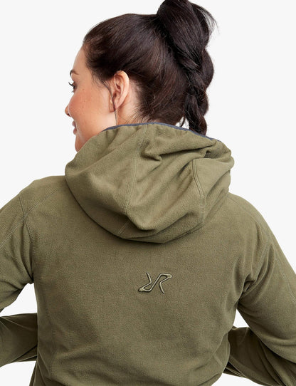 Image of RevolutionRace Women's Trekker Hoodie, Fleece Jacket Great for Hiking and Outdoor Adventures, a Jacket available for $85.55 Buy now and save at Adventure Travel Gear